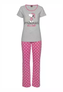 Пижама PEANUTS Peanuts, цвет Mottled Grey