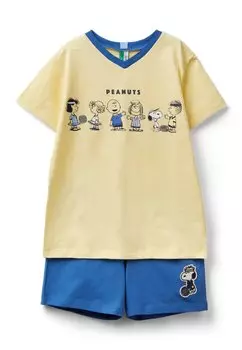 Пижама PEANUTS SET United Colors of Benetton, желтый