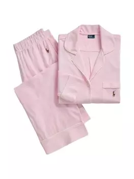 Пижама Polo Ralph Lauren Knit Oxford, розовый