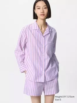 Пижама полосатая Uniqlo, цвет 11 розовый