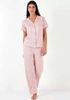 Пижама Regular Fit LELA, пудровый розовый