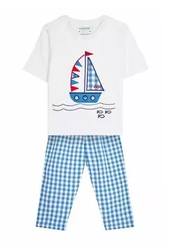 Пижама REGULAR FIT SET JoJo Maman Bb, белый