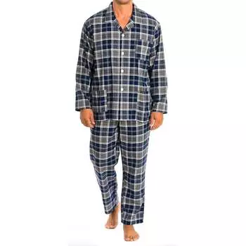 Пижама с длинными рукавами kl30180 Kisses And Love, синий