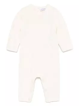 Пижама с логотипом-интарсией Emporio Armani Kids, белый