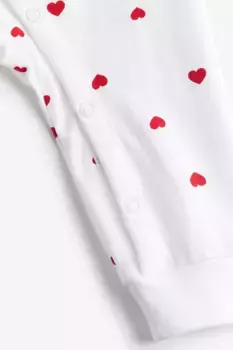 Пижама с рисунком H&M, белый