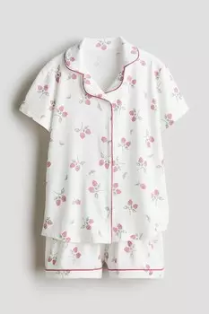 Пижама с рисунком H&M, белый