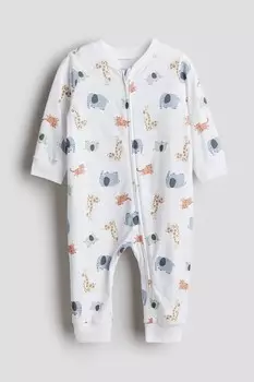 Пижама с рисунком H&M, белый