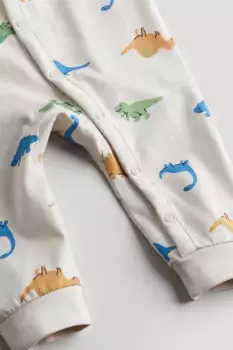 Пижама с рисунком H&M, бежевый