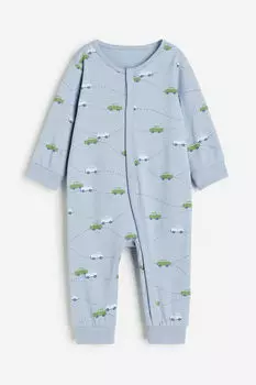 Пижама с рисунком H&M, синий