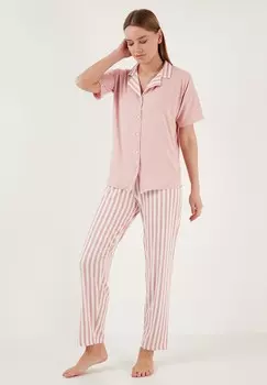 Пижама SET REGULAR FIT LELA, розовый