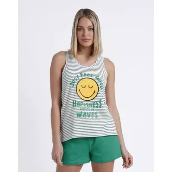 Пижама Smiley Just Feel Good, зеленый