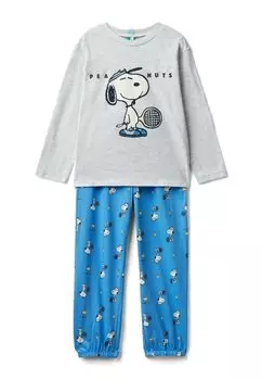 Пижама SNOOPY PEANUTS SET United Colors of Benetton, серый