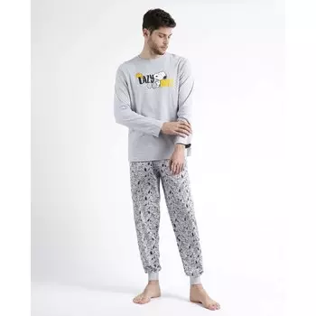Пижама Snoopy Smile Giggle Laugh, серый