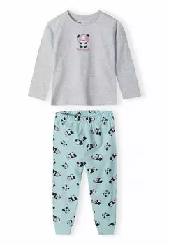 Пижама Standard Set MINOTI, цвет grey mint