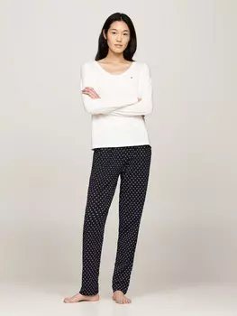 Пижама Tommy Hilfiger JERSEY Regular Fit, белый