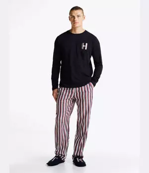 Пижама Tommy Hilfiger Regular Fit, черный