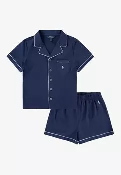 Пижама TOP & SHORT SET Polo Ralph Lauren, темно-синий