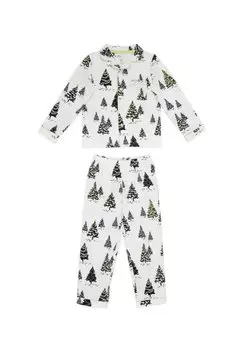 Пижама Tree Print Set Chelsea Peers, белый