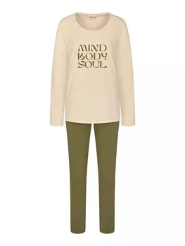 Пижама TRIUMPH Basic, цвет Cream/Khaki