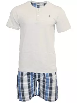 Пижама U.S. Polo Assn., цвет grau/blau
