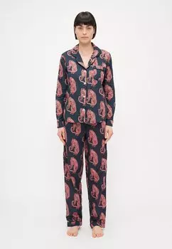 Пижама WOMENS LONG Desmond & Dempsey, синий