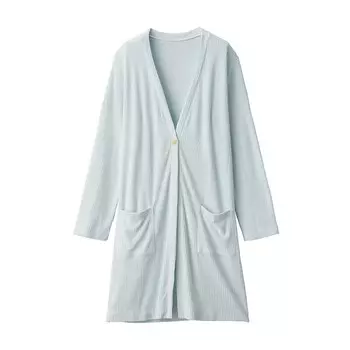 Пижама женская Muji с кардиганом, светло-бежевый