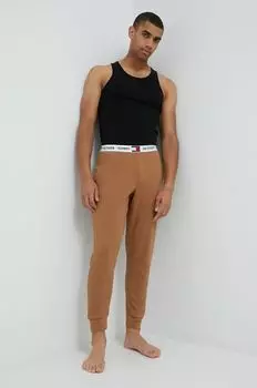 Пижамные брюки Tommy Hilfiger, коричневый