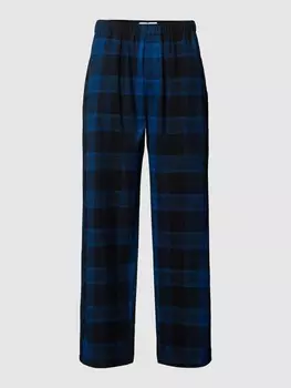 Пижамные брюки в клетку тартан Calvin Klein Underwear, синий