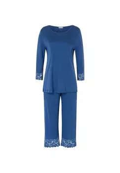 Пижамные моменты с рукавом 3/4 HANRO, цвет True Navy