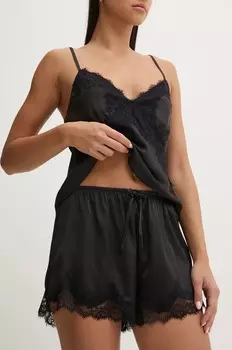 Пижамные шорты Abercrombie & Fitch, черный