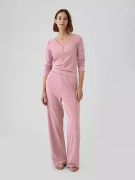 Пижамные штаны Gap, розовый