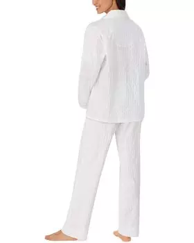 Пижамный комплект Bedhead PJs Long Sleeve Classic Pajama Set, цвет White 3-D