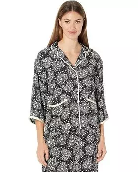 Пижамный комплект DKNY 3/4 Sleeve Top Pajama Set, цвет Black Stars