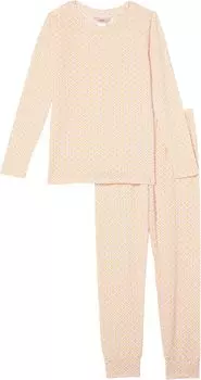 Пижамный комплект Eberjey Mini Gisele Printed PJ Set, цвет Geo Tile Rose Cloud