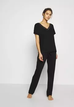 Пижамный комплект LAS BASIC SET LASCANA, черный