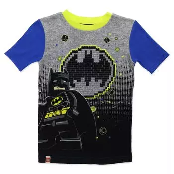 Пижамный комплект Lego Batman Logos для мальчиков 4–10 лет LEGO