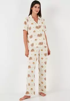 Пижамный комплект Regular Fit LELA, бежевый
