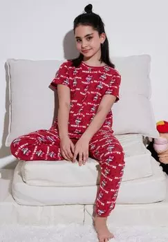 Пижамный комплект Regular Fit LELA, ред