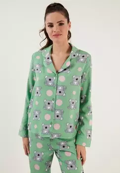 Пижамный комплект REGULAR FIT LELA, зеленый