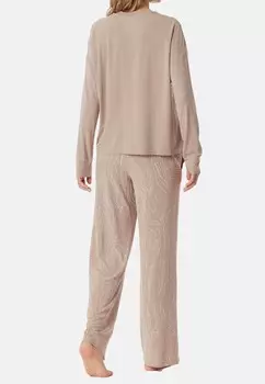 Пижамный комплект SELECTED PREMIUM Schiesser, бежевый