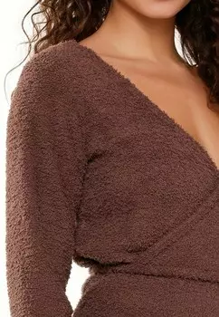 Пижамный комплект SET FLUFFY LingaDore, темно-коричневый