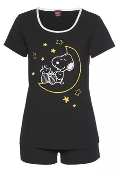 Пижамный комплект SET Peanuts, черный