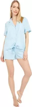 Пижамный комплект Splendid Notch Collar PJ Set, цвет Sea Angel