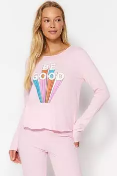 Пижамный комплект Trendyol с порошковой печатью