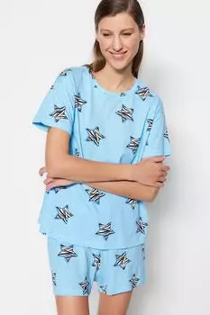 Пижамный комплект TRENDYOLMLLA, синий