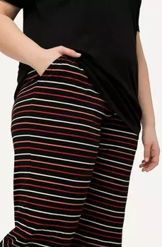 Пижамный комплект TWO-PIECE SET Ulla Popken, черный