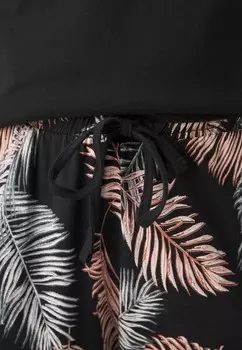 Пижамный комплект VD PRINTS PJ LASCANA, черный