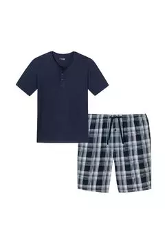 Пижамный микс SCHIESSER, цвет Blau Gemustert