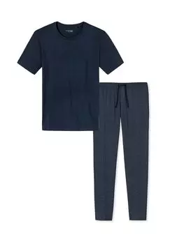 Пижамный микс SCHIESSER, цвет Blau Gemustert