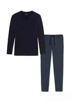 Пижамный микс SCHIESSER, цвет Blau Gemustert